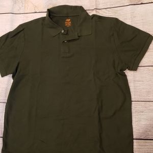 Joe fresh dark olive  polo shirt size XL